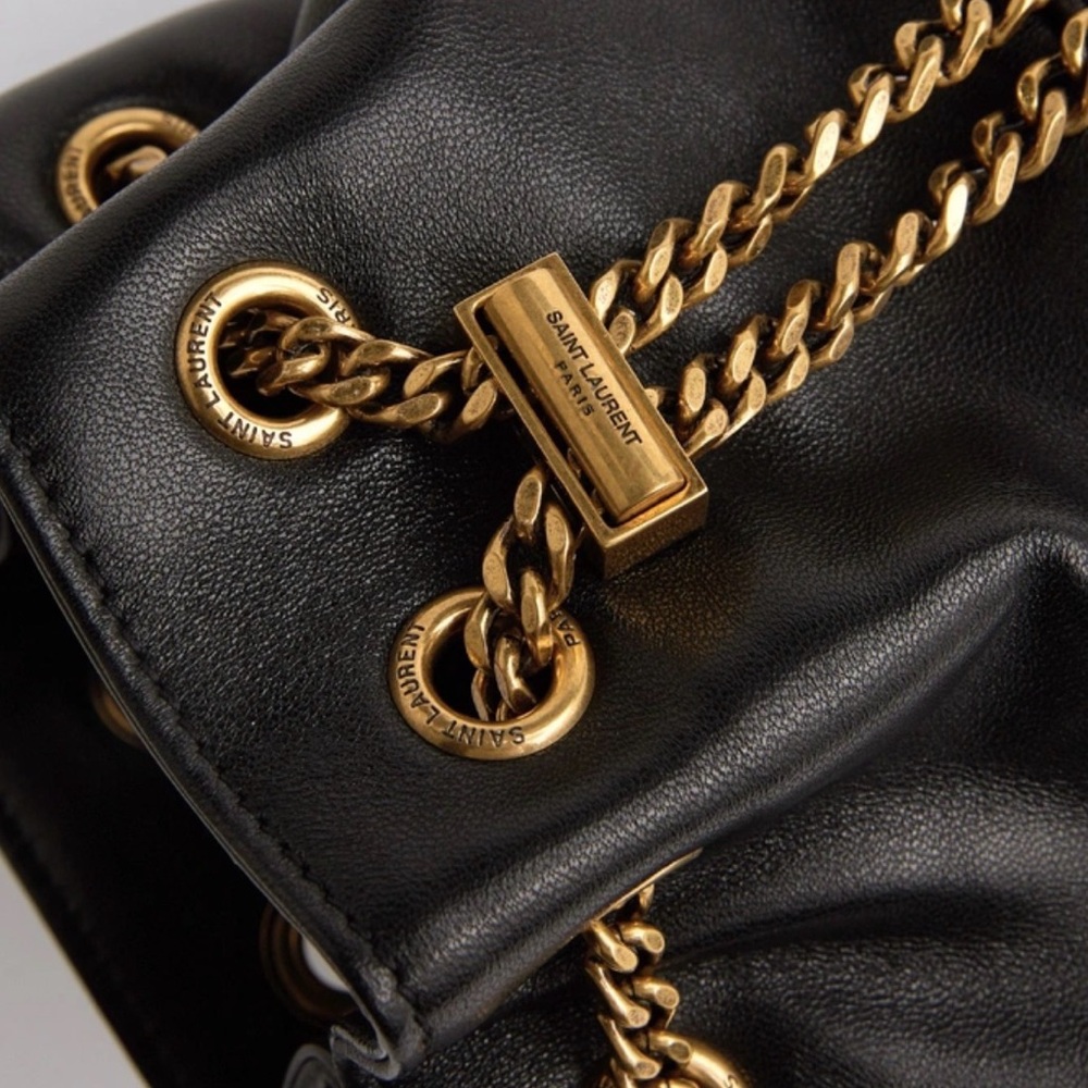 Saint Laurent Black Quilted Crossbody Bag - Picture 13 of 16